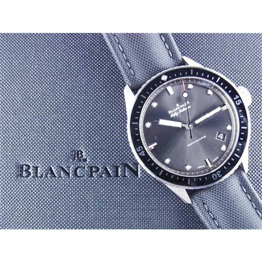 ブランパンフィフティファゾムスバチスカーフグレー文字盤5000-1110-B52A中古 | BLANCPAIN | 14