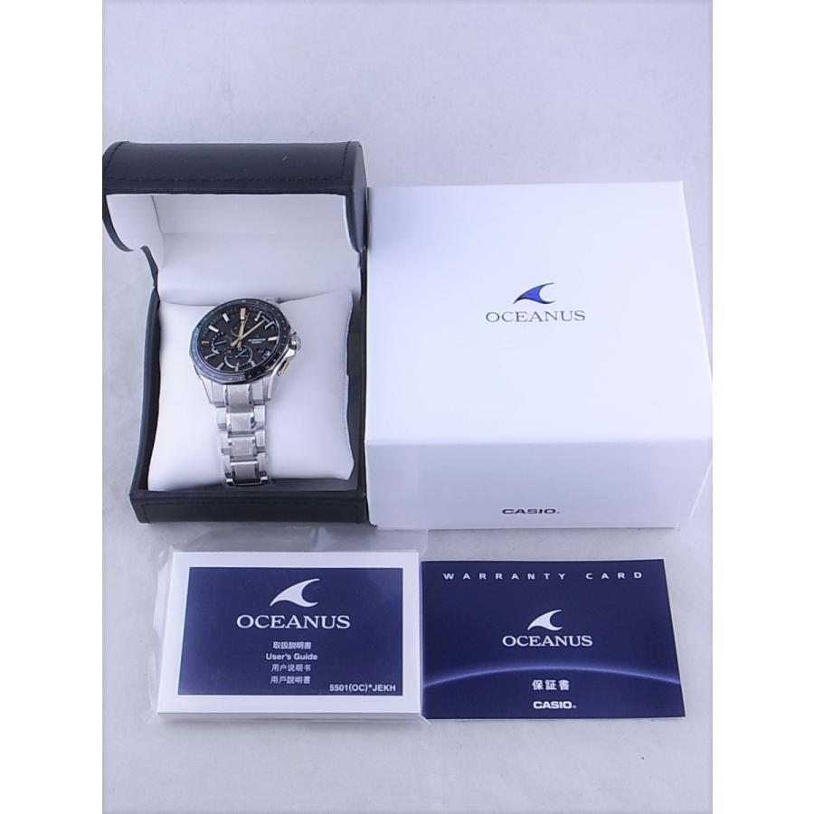OCEANUS カシオオシアナスGPS電波ソーラーブラック文字盤OCW-G2000J