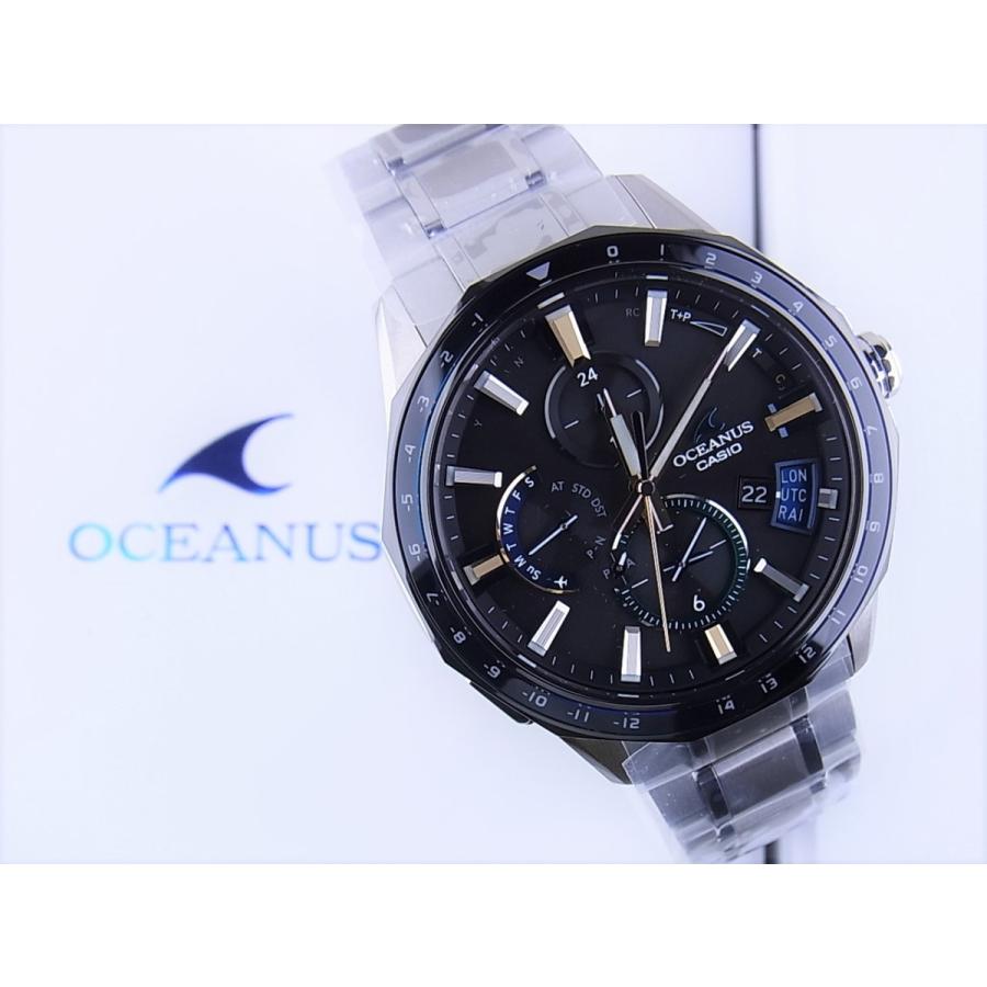 カシオオシアナスGPS電波ソーラーブラック文字盤OCW-G2000J-1AJF新品 | OCEANUS | 12