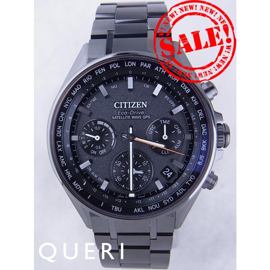 【c59】CC4004-58E Eco-Drive エコ・ドライブGPS Satellite Wave GPS Black Dial Super Titanium Bracelet CC4004