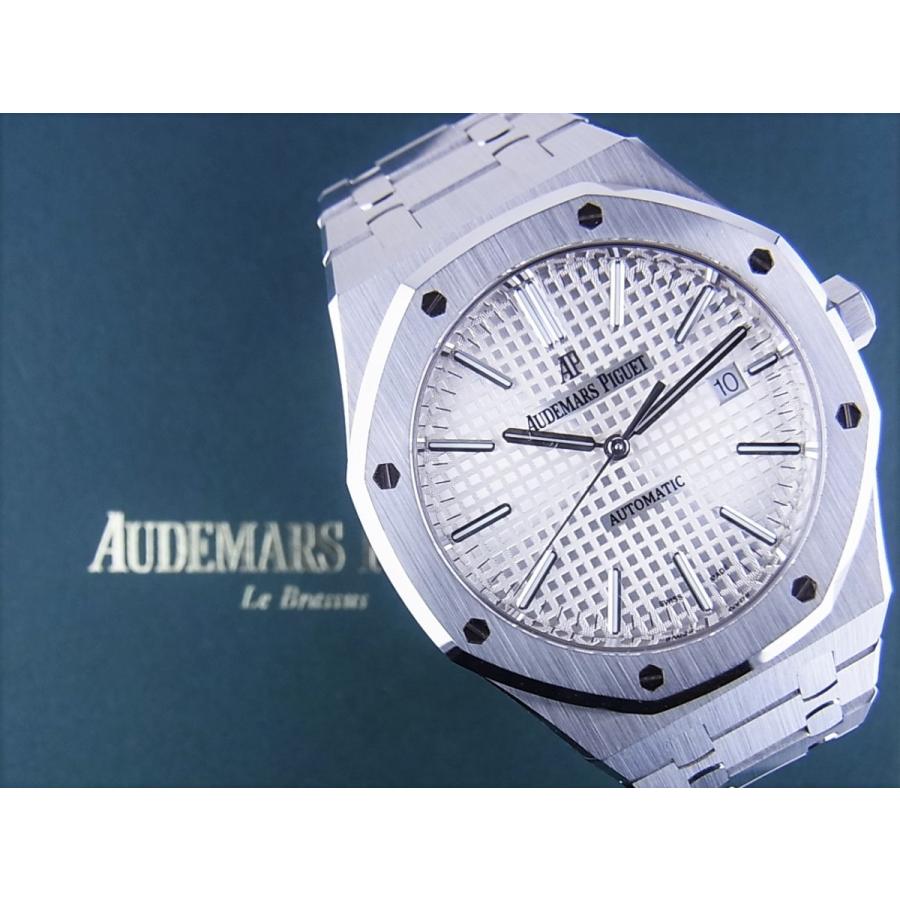 オーデマピゲロイヤルオーク日本正規品シルバー文字盤15400ST.OO.1220ST.02.A中古 | AUDEMARS PIGUET | 13