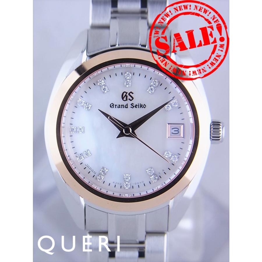 セイコー SEIKO STGF286/4J52-0AC0 グランドセイコー ダイヤインデックス シェル文字盤 デイト クォーツ レディース 良品 _915088 セイコー SEIKO STGF286/4J52-0AC0 グランドセイコー ダイヤ