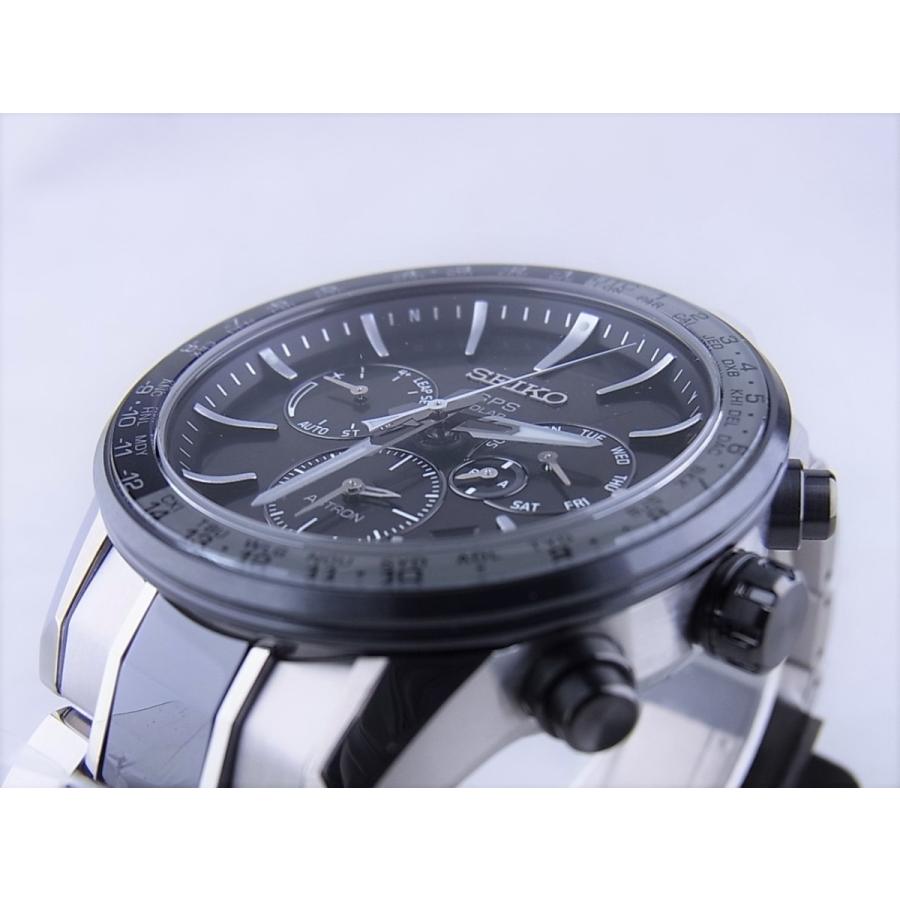 ASTRON セイコーアストロンソーラーGPSブラック文字盤SBXC011(5X53