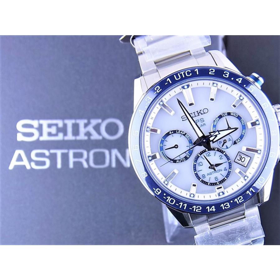 ASTRON セイコーアストロンGPSソーラーホワイト文字盤SBXC013(5X53