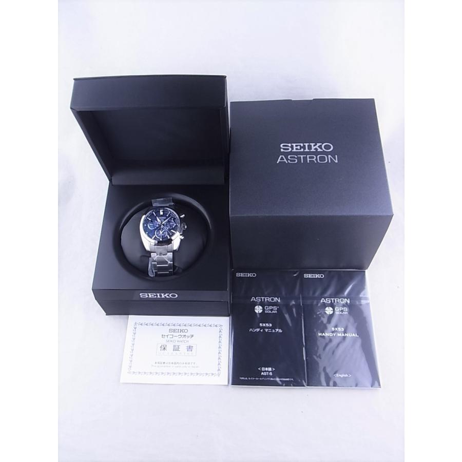 ASTRON セイコーアストロン5Xシリーズデュアルタイムブルー文字盤