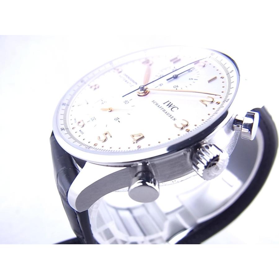 ポルトギーゼ IWCポルトギーゼクロノグラフシルバー文字盤IW371445新品