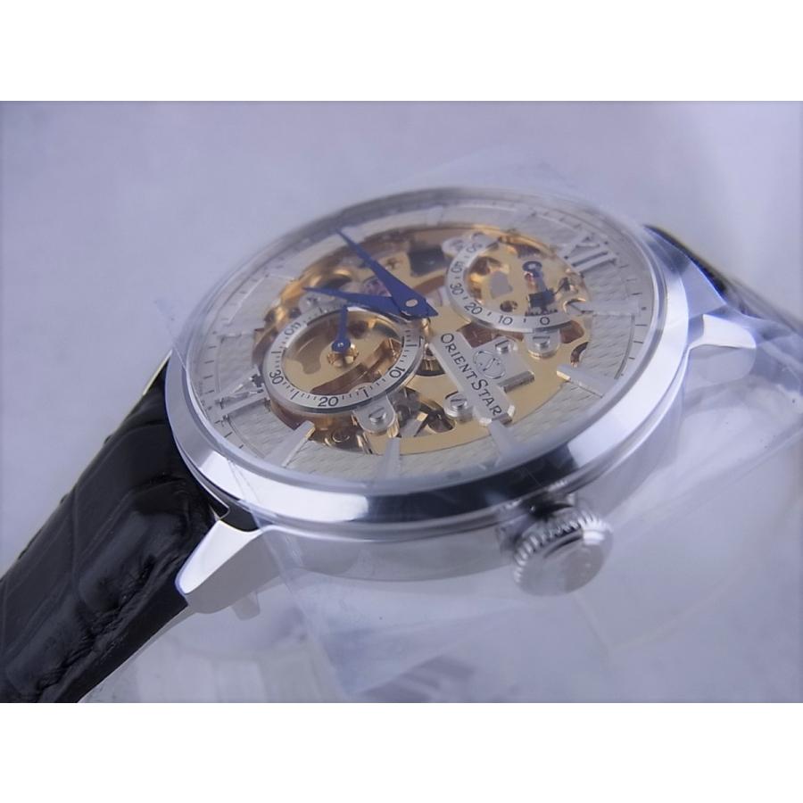 オリエントスター スケルトン DX02-C0-B WZ0041DX 美品 オリエント オリエントスター スケルトン メカニカルクラシック