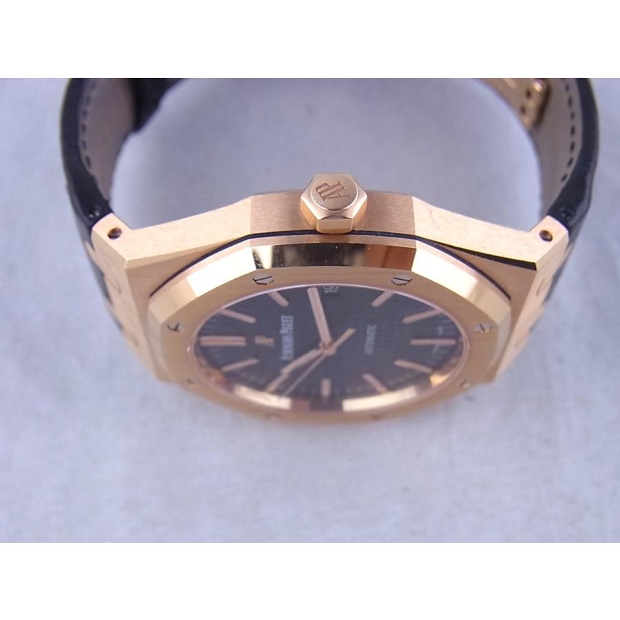 オーデマピゲロイヤルオークオートマティックピンクゴールドブラック文字盤15400OR.OO.D002CR.01中古美品 | AUDEMARS PIGUET | 03