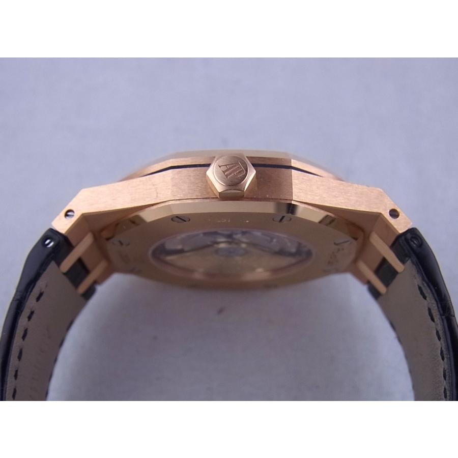 オーデマピゲロイヤルオークオートマティックピンクゴールドブラック文字盤15400OR.OO.D002CR.01中古美品 | AUDEMARS PIGUET | 04