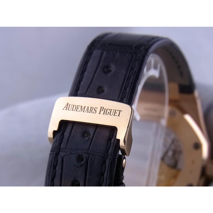 オーデマピゲロイヤルオークオートマティックピンクゴールドブラック文字盤15400OR.OO.D002CR.01中古美品 | AUDEMARS PIGUET | 08