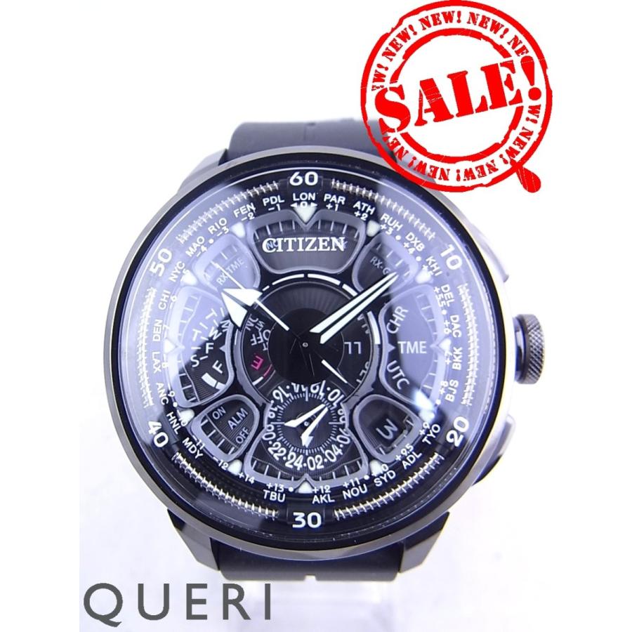 希少 CITIZEN サテライトウェーブ GPS電波ソーラー ブラック/ブルー