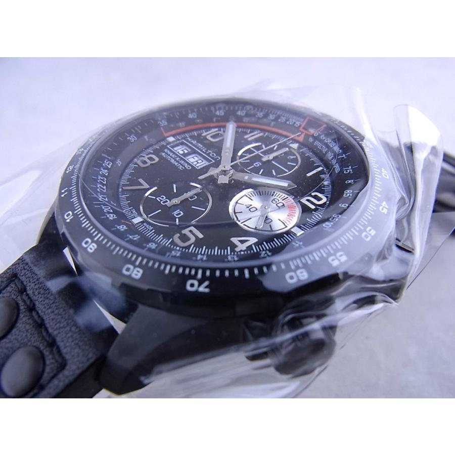 ハミルトン カーキアビエーション X-ウィンド オートクロノ ブラック文字盤H77736733新品 | HAMILTON | 01