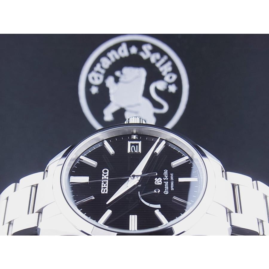 Grand Seiko グランドセイコー スプリングドライブ ブラック文字盤