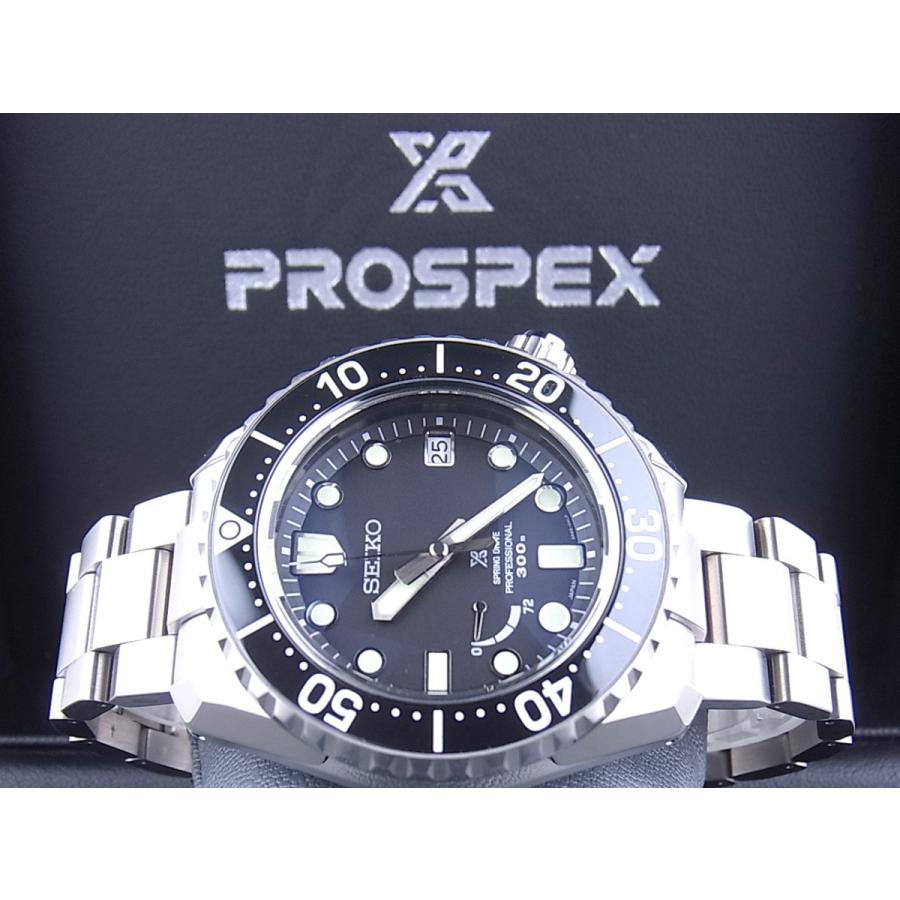 PROSPEX セイコープロスペックススプリングドライブブラックダイヤル