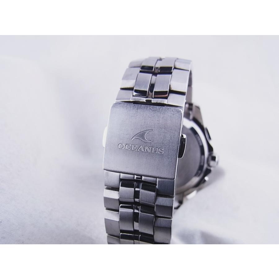 OCEANUS カシオ オシアナス マンタ ブラック文字盤OCW-S3000-1AJF中古
