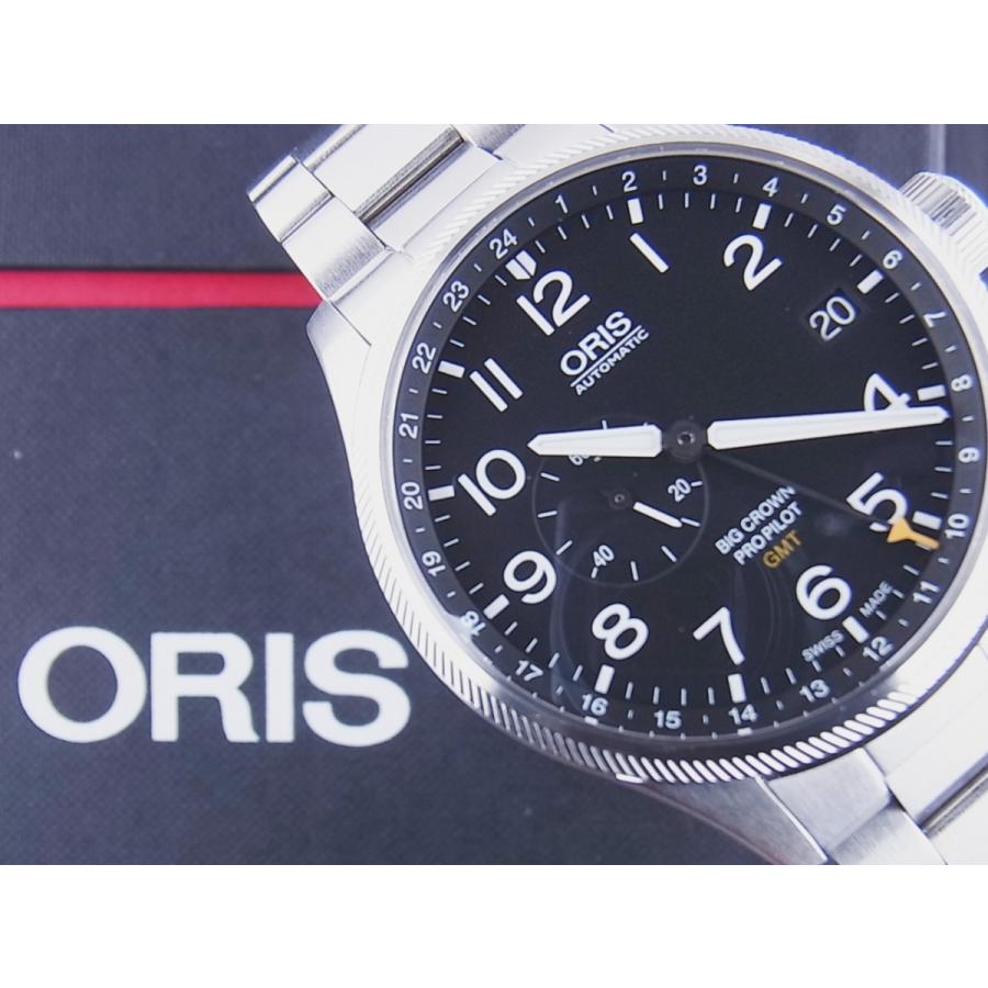オリス ビッククラウン プロパイロット GMT 01 748 7710 4164-07 8 22 19新品仕上げ済 | ORIS | 12