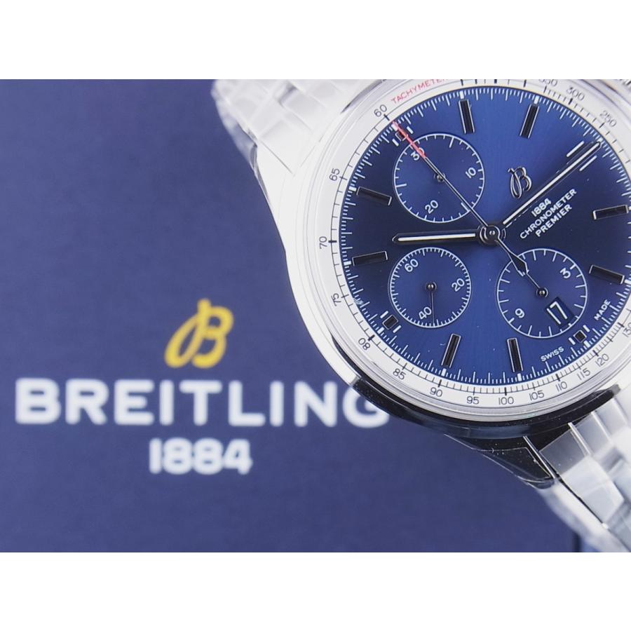 ブライトリング（BREITLING） プレミエ クロノグラフ42 ブルー文字盤