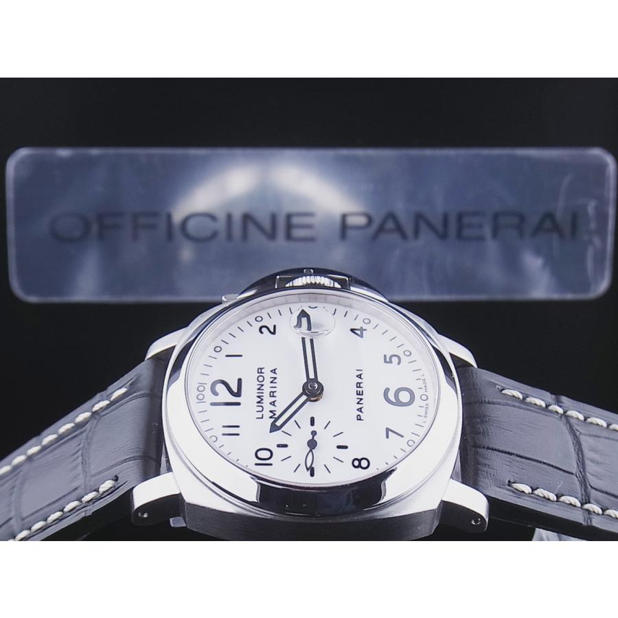 パネライ ルミノールマリーナ E番 40mm ホワイト文字盤 PAM00049 新品