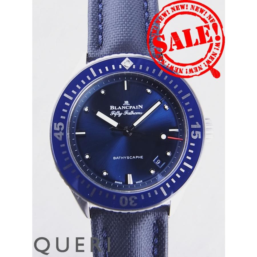 ブランパン フィフティ ファゾムス バチスカーフ ブルー文字盤5100 1140 O52A中古美品 | BLANCPAIN