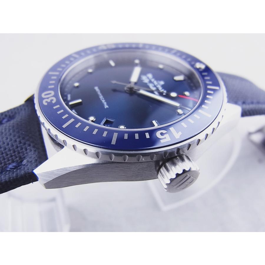 ブランパン フィフティ ファゾムス バチスカーフ ブルー文字盤5100 1140 O52A中古美品 | BLANCPAIN | 01