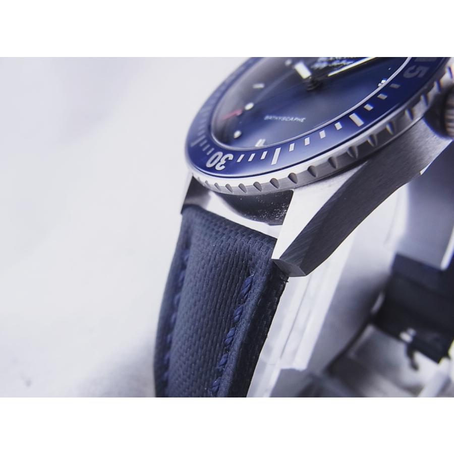 ブランパン フィフティ ファゾムス バチスカーフ ブルー文字盤5100 1140 O52A中古美品 | BLANCPAIN | 02