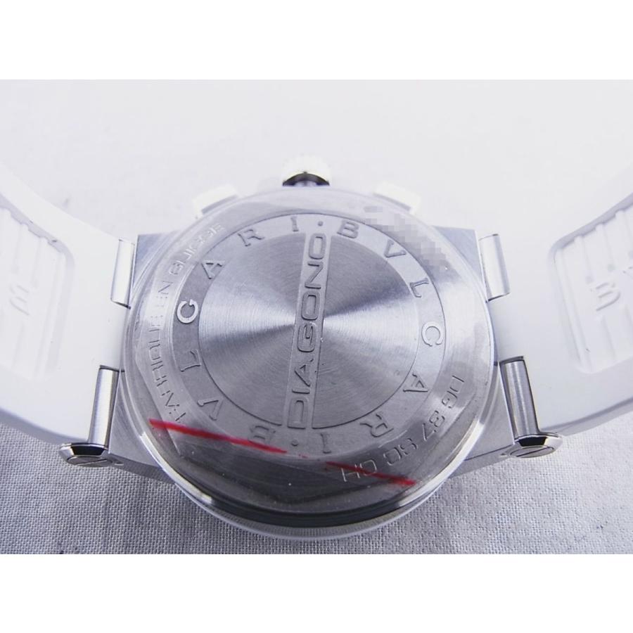 ブルガリ ディアゴノ セラミック クロノグラフ シェル文字盤 ホワイトDG37WSCVDCH/8中古美品 | BVLGARI | 07