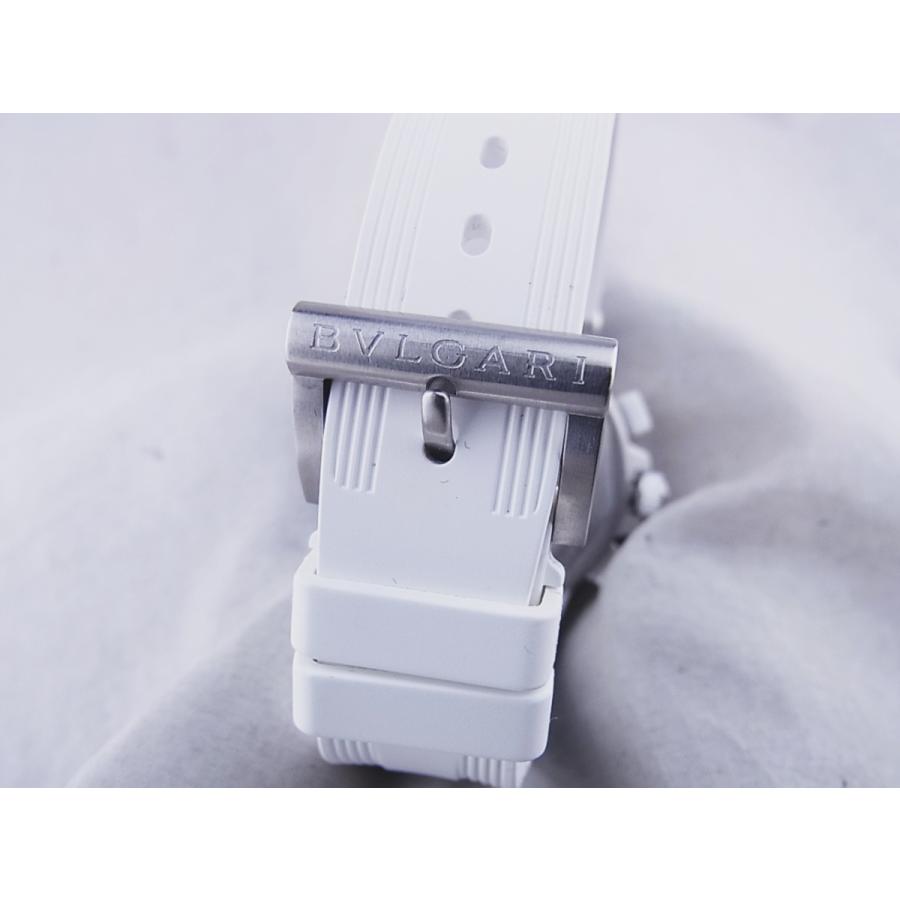 ブルガリ ディアゴノ セラミック クロノグラフ シェル文字盤 ホワイトDG37WSCVDCH/8中古美品 | BVLGARI | 08