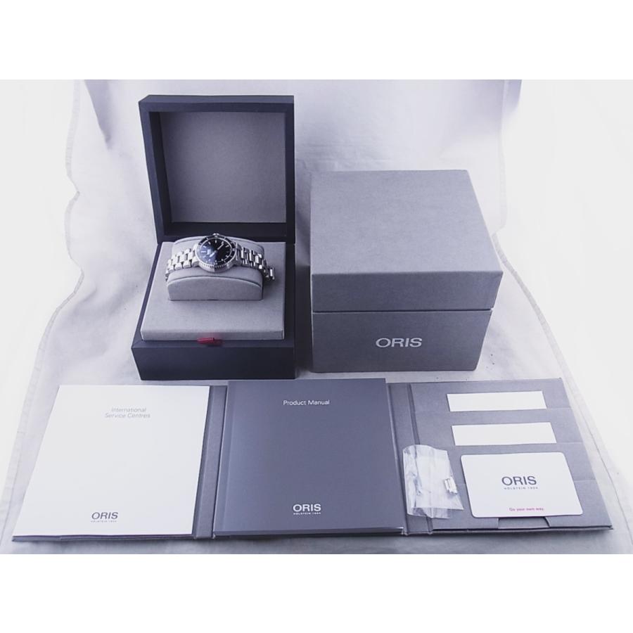 オリス ダイバーズ アクイス デイト レディース 01 733 7652 4154M中古 | ORIS | 11