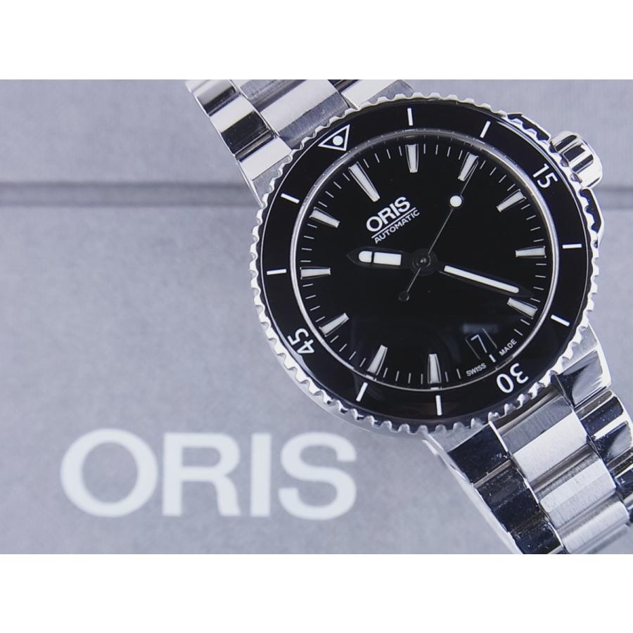 オリス ダイバーズ アクイス デイト レディース 01 733 7652 4154M中古 | ORIS | 12