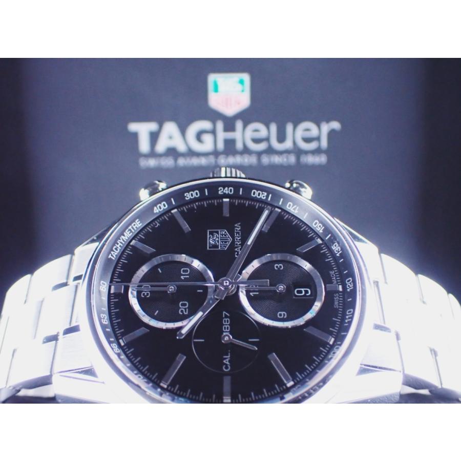 タグホイヤー カレラ クロノグラフ キャリバー1887 ブラック文字盤CAR2110.BA0720新品仕上げ済 | カレラ | 12