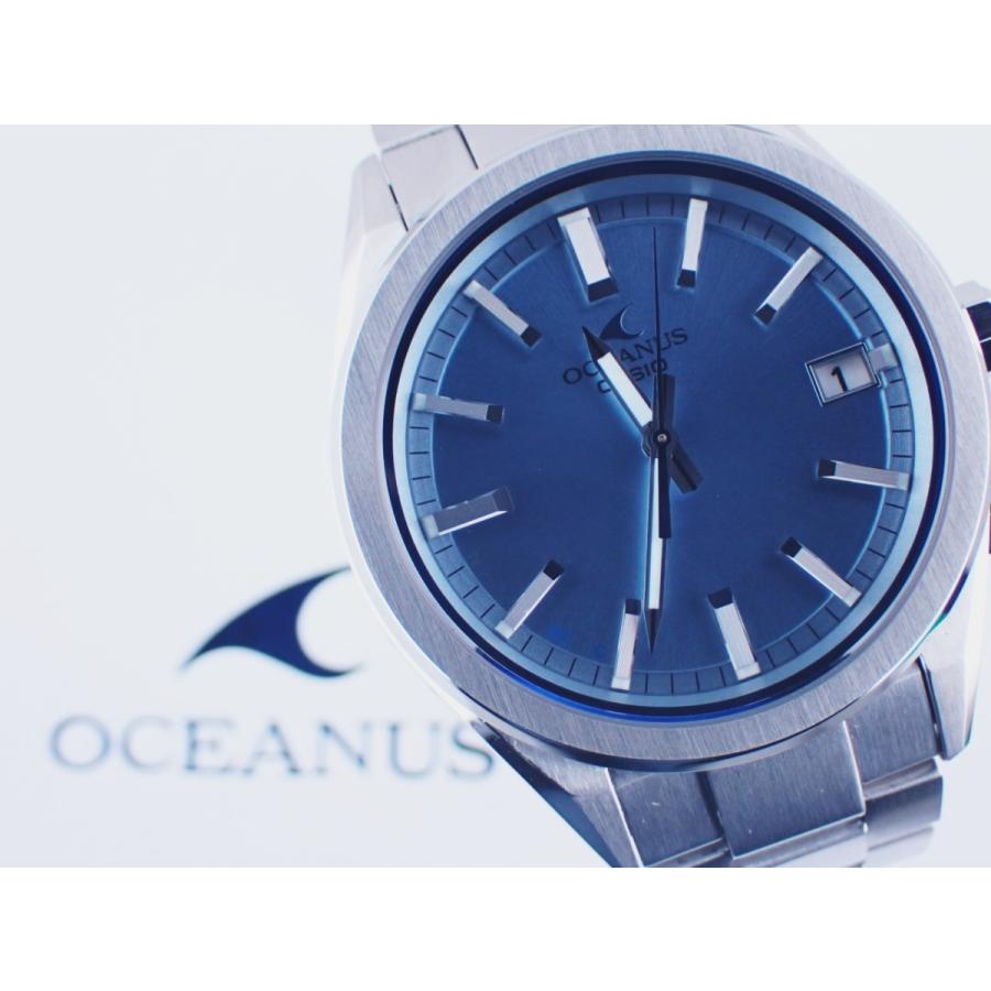 カシオ オシアナス bluetooth搭載 ブルー文字盤 OCW-T200S-2AJF中古美品 | OCEANUS | 12