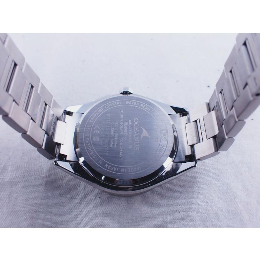 カシオ オシアナス bluetooth搭載 ブルー文字盤 OCW-T200S-2AJF中古美品 | OCEANUS | 07