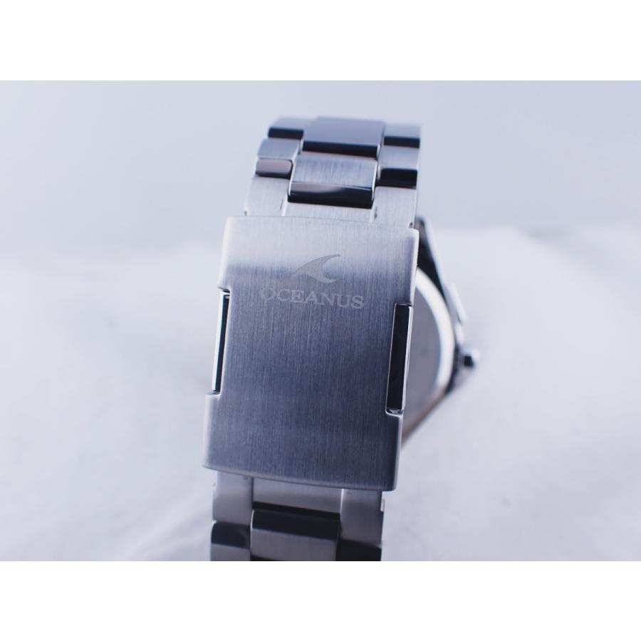 カシオ オシアナス bluetooth搭載 ブルー文字盤 OCW-T200S-2AJF中古美品 | OCEANUS | 08