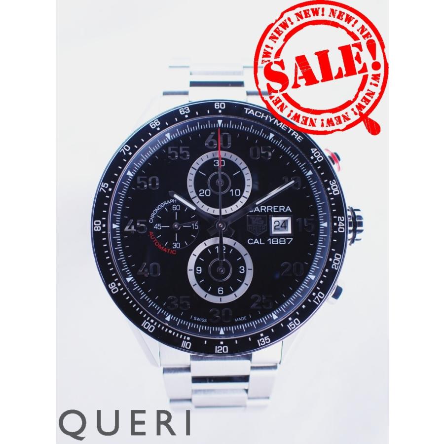 タグ・ホイヤー TAG HEUER カレラ キャリバー1887 クロノグラフ CAR2A10.BA0799 ブラック ステンレススチール 自動巻き メンズ 腕時計 カレラ タグホイヤー キャリバー1887 クロノグラフ ブラック文字盤
