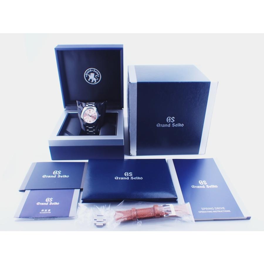 グランドセイコー Grand SEIKO 腕時計 スプリングドライブ AJHH SBGA371/9R65-0CN0 秋元康プロデュース 特別500本限定モデル カレンダー シャイニーブロンズ サンレイ文字盤 SS 自動巻き 【箱・保付き】 【中古】 Grand Seiko グランドセイコー スプリングドライブ 秋元康 AJHH 特別