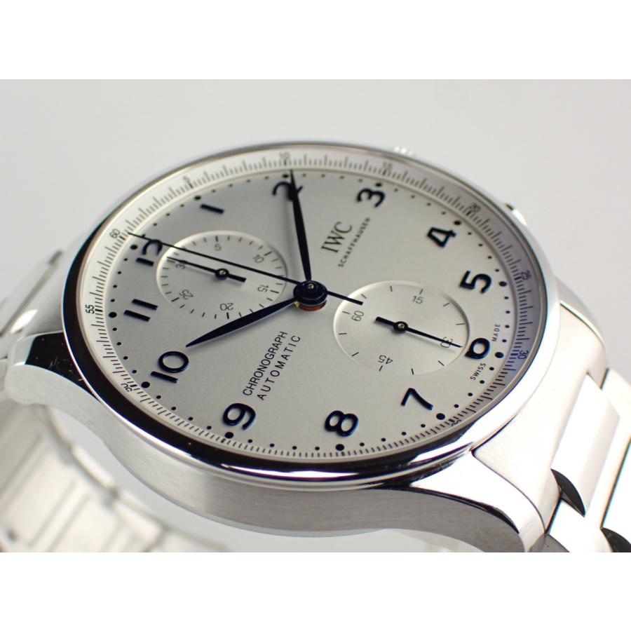 ポルトギーゼ IWC クロノグラフ シルバー文字盤 IW371617 新品仕上げ済