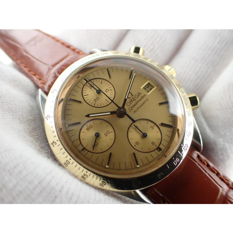 オメガ スピードマスターデイト リデュースド ゴールドベゼル 175.0043 新品仕上げ済 | OMEGA | 01