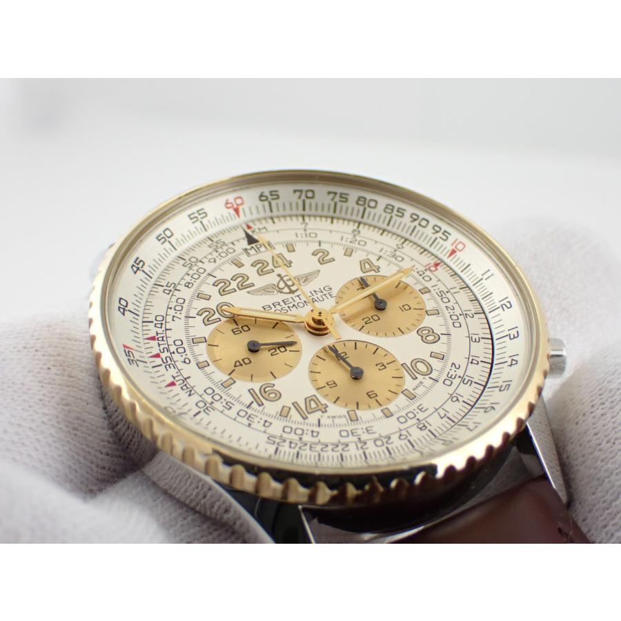 ナビタイマー ブライトリング コスモノート ホワイト文字盤 B12019  