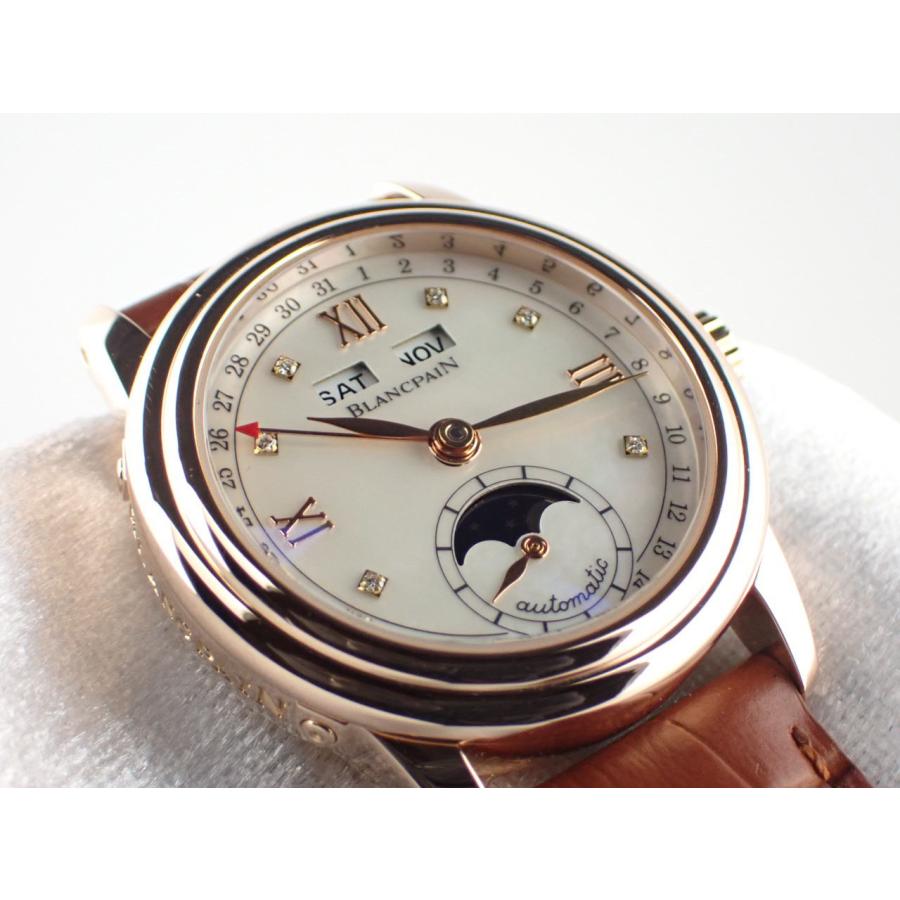 ブランパン BLANCPAIN レディバード コンプリートカレンダー 2360-1191A-55A ホワイトシェル ステンレススチール 自動巻き レディース 腕時計 BLANCPAIN - ブランパン BLANCPAIN レディバード コンプリート