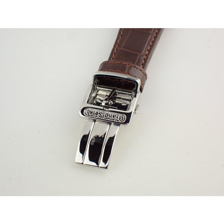 グランドセイコー 9Sメカニカル ブラウン文字盤 デイト クロコダイルストラップ SBGR289(9S65-00B0) 新品仕上げ済 | Grand Seiko | 08