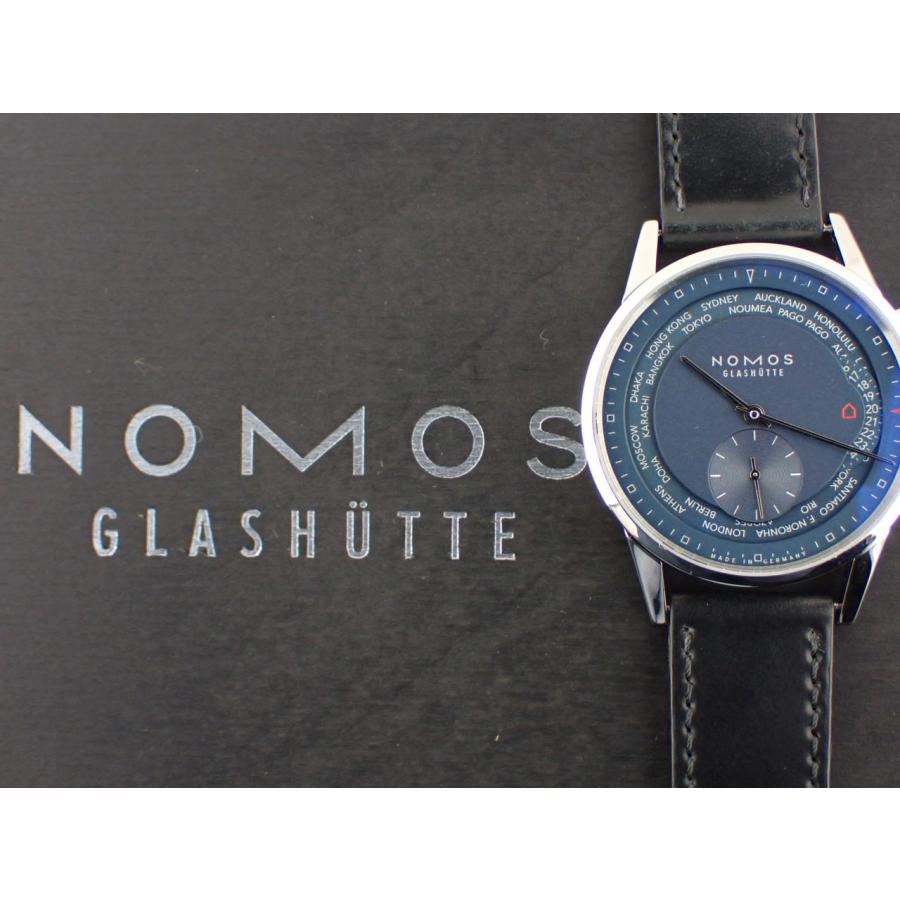 ノモス チューリッヒ ワールドタイマー ミッドナイトブルー ZR1X4BL2 新品仕上げ済 | NOMOS GLASHUETTE | 11
