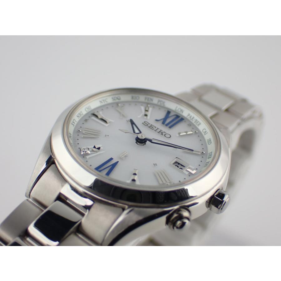【限定】SEIKO ルキア 腕時計 1B35-0AA0 電波ソーラーブルーチタン SEIKO 【稼働品】 セイコー LUKIA ルキア 1B35-0AA0 時計 腕時計