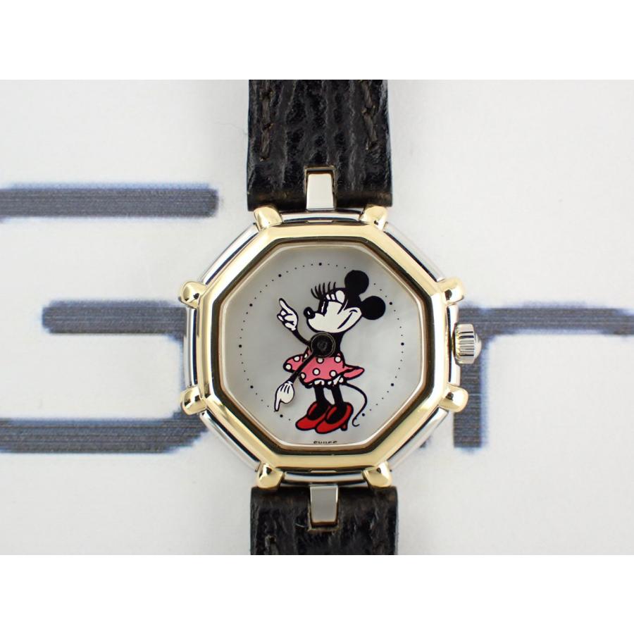 ジェラルド・ジェンタ レトロファンタジー ミニーマウス オクタゴン ブラックレザーベルト G.2899.7 新品仕上げ済 | ジェラルド・ジェンタ | 11