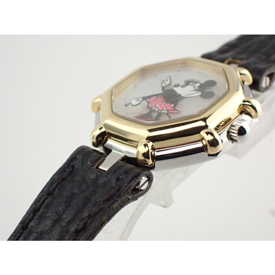 ジェラルド・ジェンタ レトロファンタジー ミニーマウス オクタゴン ブラックレザーベルト G.2899.7 新品仕上げ済 | ジェラルド・ジェンタ | 03