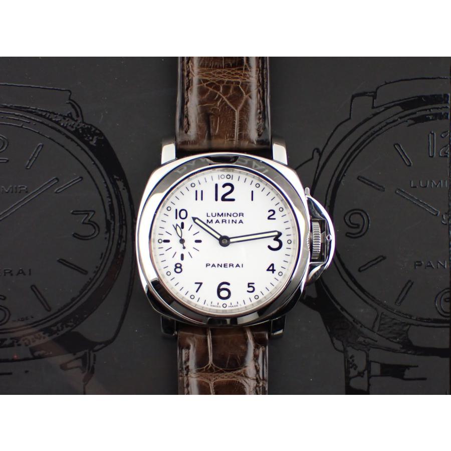 パネライ ルミノールマリーナ C番 ホワイト文字盤 PAM00003 新品仕上げ済 |  | 12