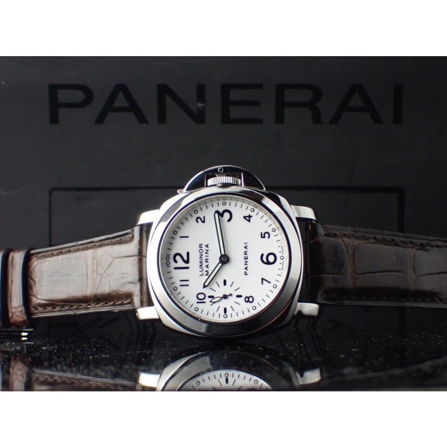 パネライ ルミノールマリーナ C番 ホワイト文字盤 PAM00003 新品仕上げ済 |  | 13