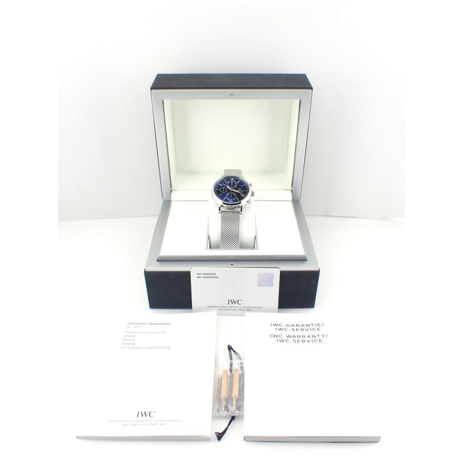 IWC ポートフィノ クロノグラフ ブラック文字盤 IW391010 新品仕上げ済 | ポートフィノ | 10