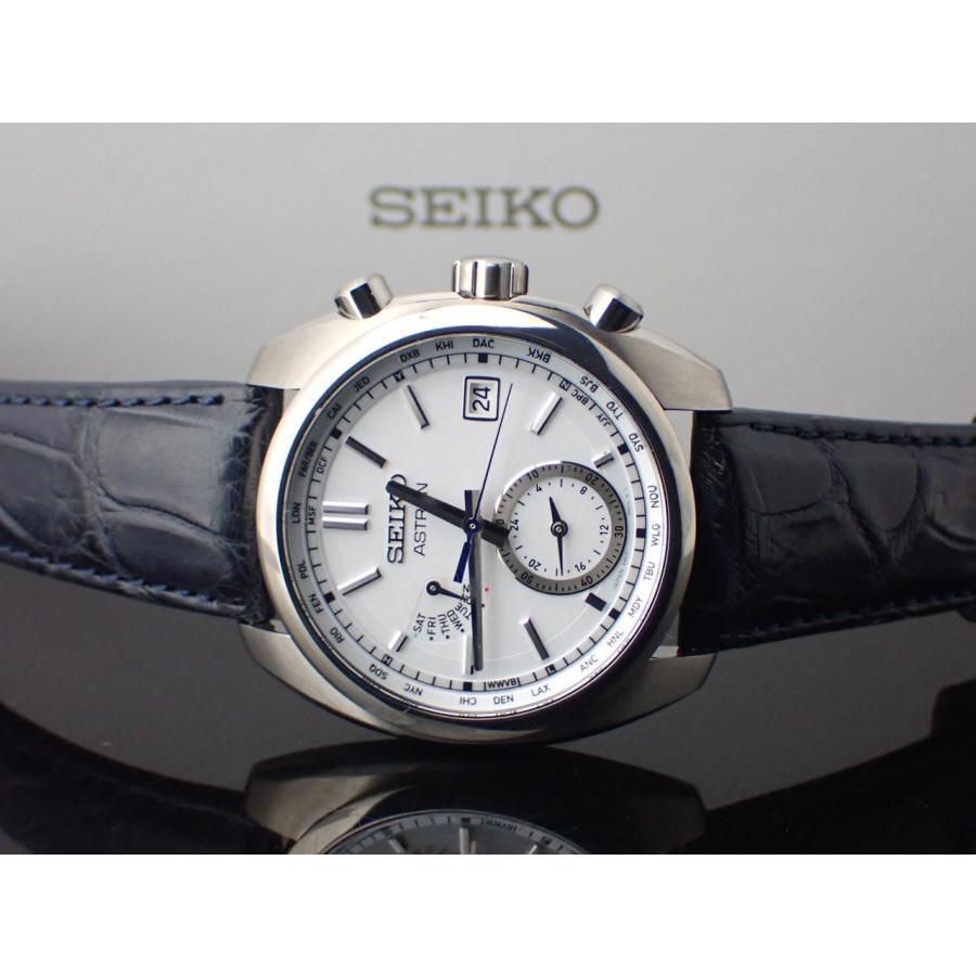 美品 セイコー アストロン オリジン ソーラー電波 SBXY021 8B63 白 closer0510_834956