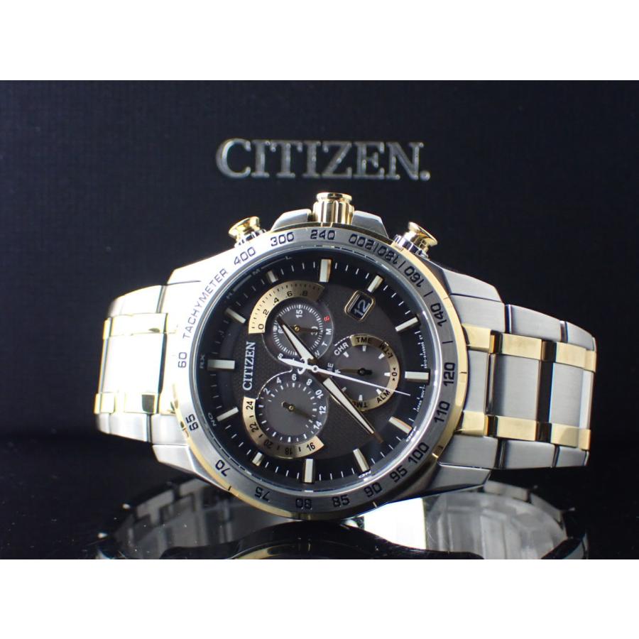 The CITIZEN シチズン エコドライブ クロノグラフ ゴールドコンビ