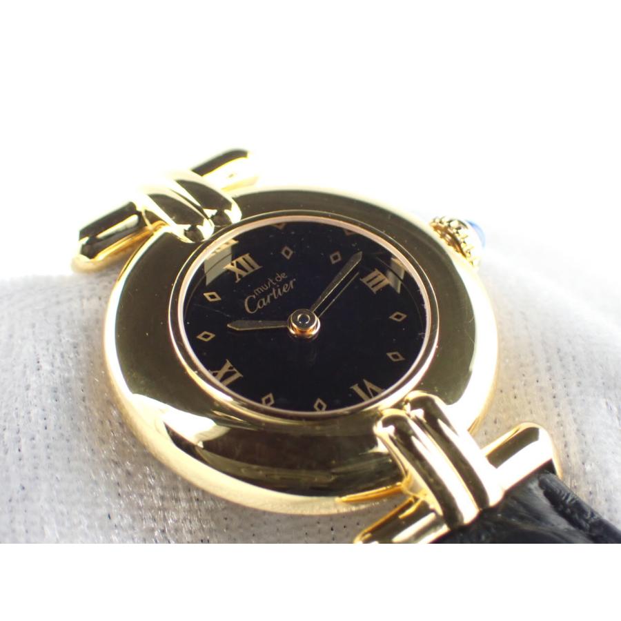 カルティエ 生産終了 マストドゥカルティエ コリゼ SM ヴェルメイユ ブラック文字盤 CRW100753 新品仕上げ済 | Cartier | 01
